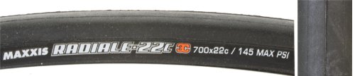 * PAIR of TIRES * Maxxis Radiale 3C Compound 700 x 22 Aramid Bead All Black.