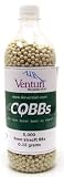 Air Venturi CQBBs 6mm biodegradable airsoft BBs, 0.12g, 5000 rds, white