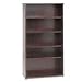 Five-Shelf Bookcase, Rich Wood Veneer, Mahogany, 36w x 13d x 66h (BSXBW2193NN)