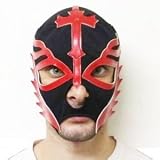 Masque Rey Mysterio ( Noir et Rouge )