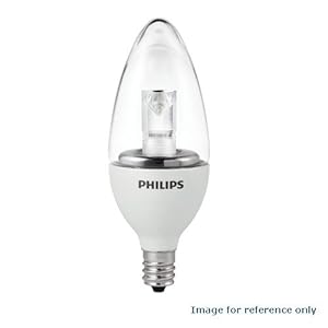 PHILIPS EnduraLED 2W 120V B10.5 E12 Candelabra Light Bulb