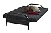 Ameriwood Basic?Metal Futon with Mattress in Black