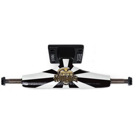 Thunder Rising  Jamie Thomas (Set of 2) Skateboard Trucks  High 145mm  Rising White Hanger / Black Base