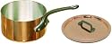 Mauviel Cuprinox 16cm Copper Saucepan & Lid