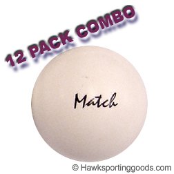 Hawk Field Hockey 12 Match Balls White