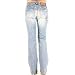 Fake London genius womens low waist denim jeans