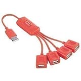 �o�b�t�@���[�R�N���T�v���C BUFFALO USB2.0Hub �o�X�p���[ 4�|�[�g ������ ���b�h BHB4U207RDA
