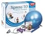 SPRI X10-R Xpress10 Min Weight Loss Kit with DVD, Green Xertube, 2lb Hand Weights, 65cm Ball and Pump