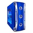 Aspire Blue X-Cruiser Case ATX Mid-Tower Case with Clear Side, Front USB, Audio and Firewire Ports