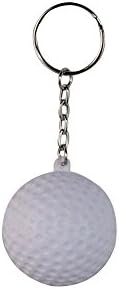 Golf Soft PU Foam Keychain Key Chain Key Ring Decorative Hanging Ornament Pendant