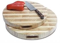 Mountain Woods 12-inch Round Cutting Board