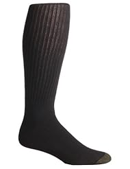 Apparel: Gold Toe Mens Cotton Over the Calf Athletic Sock 3-Pack, Black,  Size: 6-12 1/2 - Gold Toe