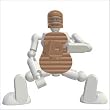 Stikfas G2 Alpha Male Baseball Player - White