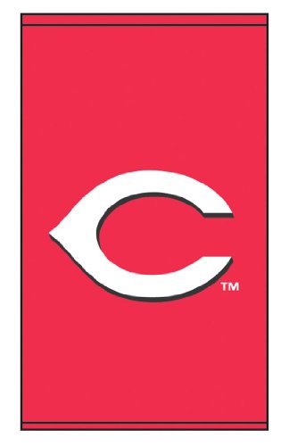 Roller Shades MLB Cincinnati Reds Cap Logo - Red Background 0556_0003