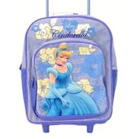 Disney Princess Cinderella Rolling Backpack : kid size Luggage by Disney