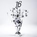 Silver Sweet 16 Centerpiece
