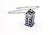 Dr. Who Necklace - Tardis Charm - Whovian Fan - Phone Booth Police Call Box - Geekery Jewelry - Geek Jewelry - ASB