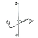 IMAGE OF Jado 845027.100 Savina Complete Personal Hand Shower Set on Adjustable Bar, Polished Chrome