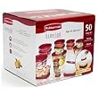 Rubbermaid 50-Piece Easy Find Lids Food Storage Set