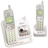 AT&T EL42208 5.8GHz Dual Handset Answering System (White)