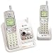 AT&amp;T EL42208 5.8GHz Dual Handset Answering System (White)