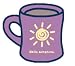 LIFE IS GOOD HELLO SUNSHINE DINER MUG - O/S - PURPLE