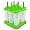 image Tovolo Green Groovy Ice Pop Molds, Set of 6