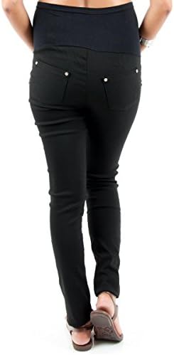 Emma's Mode Skinny Ponte Maternity Pants SS-PONMAT-XL