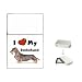 dachshund13 - I Love My Dachshund Flip Top Lighter