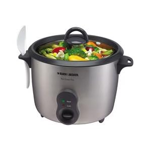 Black and Decker RC860 1.8 Liter Stainless Steel Rice Cooker by 