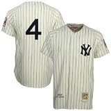 New York Yankees Authentic 1939 Lou Gehrig Home Jersey By Mitchell & Ness Size 52