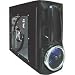 CIT CSCIT1004 Gaming Case with 14cm Front Fan Side Window and Colour Fans - Black