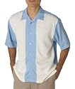 Cubavera Guayabera Pieced Bedford Cord Camp Shirt