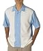 Cubavera Guayabera Pieced Bedford Cord Camp Shirt