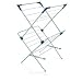 Kitchen & Housewares : 2 Tier indoor Silver Airer - with extra shelf on bottom to make is stronger