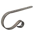 The Original MantleClip - 4 pack - Holly Embossed Design - Pewter