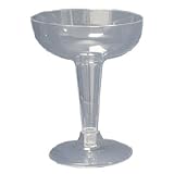 Value Clear Plastic 4 ounce Champagne Glasses (120 count)