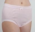 6 Pair Womens Underwear Rib Briefs  Color 100% Cotton