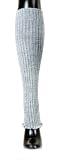 Leg Warmer: Light Grey 16 Inch Stretch Knit Legwarmer by KD dance, Makers of the Finest Dancewear In The World - Made In New York City - In Colors For Every Outfit