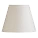 Laura Ashley SFB410 Classic 10.5-Inch Barrel Shade, Vanilla