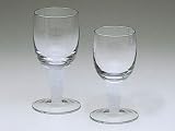 Denby Jet White Wine Glass