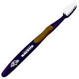 BALTIMORE RAVENS Logo NFL Toothbrush Team Color Soft-Bristled NEW in Package