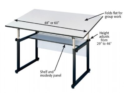 WORKMASTER WHITE BASE W/36x48