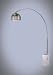 George Kovacs Arc Brushed Stainless Steel Floor Lamp