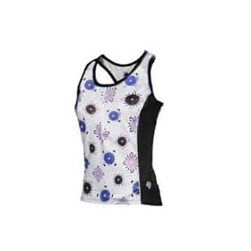 Buy Descente 2008 Ladies Rave Triathlon Top - Symetrical Flower White Violet - 80612sfwhvt