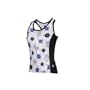 Descente 2008 Women's Rave Triathlon Top - Symetrical Flower/White/Violet - 80612sfwhvt (L)