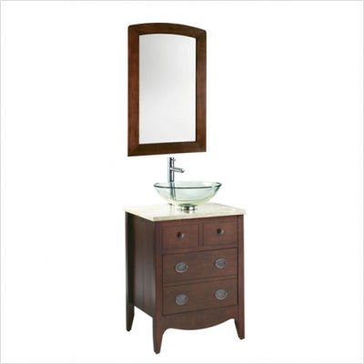 Bundle-28 Jefferson 24 Bathroom Finish: Cream