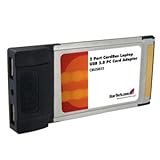 StarTech.com 2 Port CardBus Laptop USB 2.0 PC Card Adapter (CBUSB22)