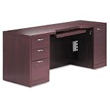 11500 Valido Computer Credenza, 72w x 24d x 29-1/2h, Mahogany Frame/Top
