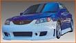 01-04 MAZDA PROTÉGÉ BD 2 FRONT BUMPER